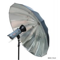 Bresser SM-09 Jumbo Paraplu 162 cm zilver/zwart